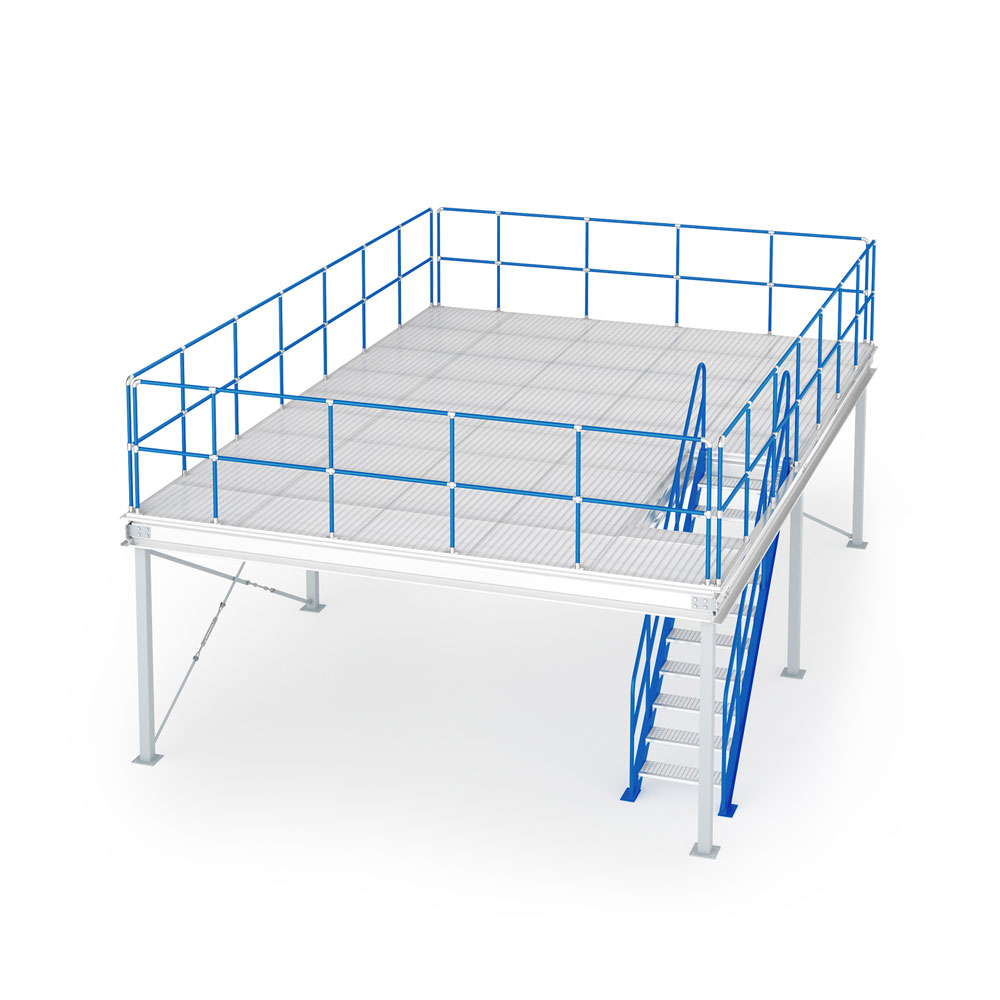 mezzanine rack system(steel fence style layer)